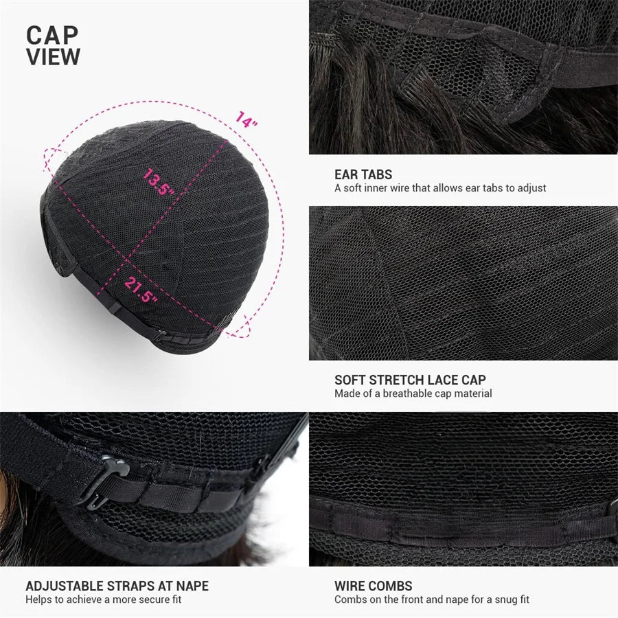 99J Burgundy/613 Pixie Cut Wigs for Women - Short Straight Human Hair Wigs, 6 Inch, Full Machine Made Wigs