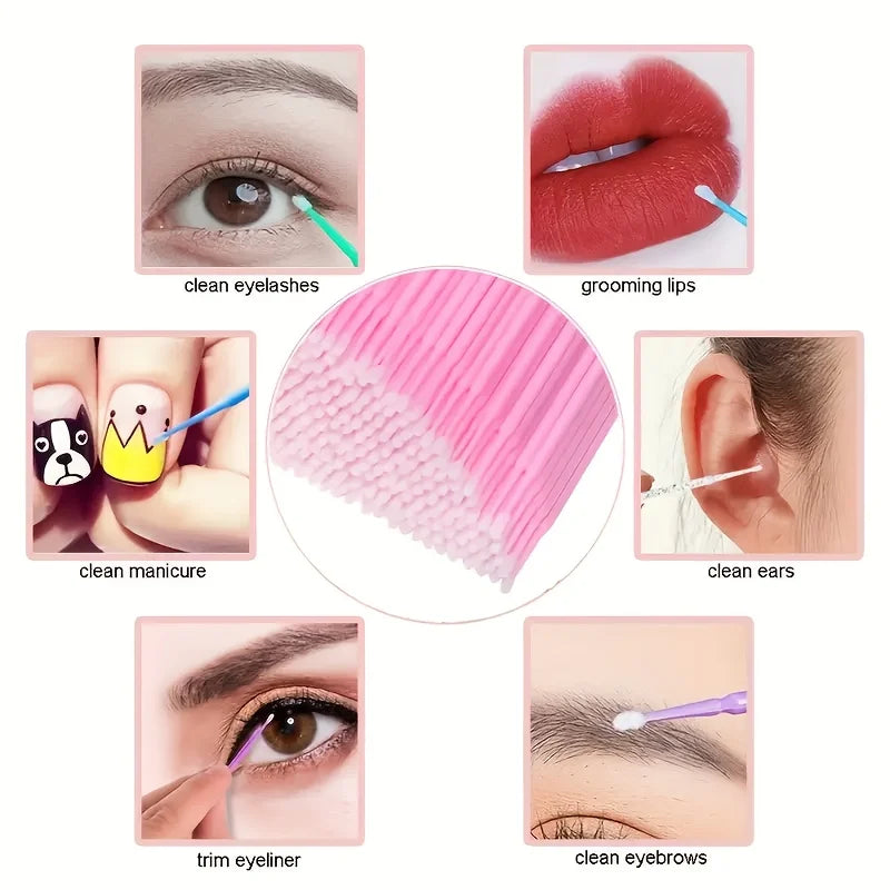 Disposable Micro Swab Applicators, 100 Pack