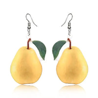 New Fashion Strawberry Cake Earrings for Women. Resin Handmade Cute Watermelon/Lemon Drop Earrings.