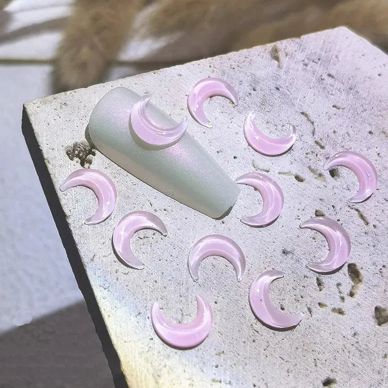 1 Bag Random Luxury Nail Art Dangle Jewelry, Mixed Style Nail Charms, Rhinestones 3D, 50 Pieces - SWEET T 52