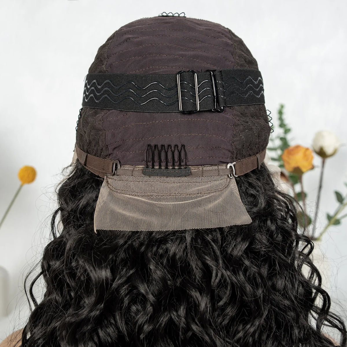 Cornrow Synthetic Braided Wigs 13*6 Lace Front Wig  Knotless Box Braided Wig Partition Design with Curly Hair for African Women Sweet T 52