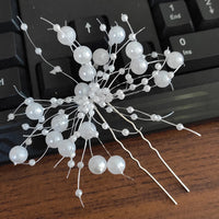 Fashion Crystal Wedding Hairpin Hair Accessories, U-shaped Hairpins, Bridal Hair Jewelry, Rhinestone Women's Hair Clips & Headpieces