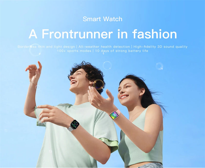 New Smart Watch for Men/Women - Heart Rate, Blood Pressure, Fitness Tracker, Bluetooth Call, Smart Watch