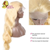 360 Lace Frontal Wig 613 Blonde 13x4 13x6 Body Wave Lace Front Wig Preplucked Brazilian Lace Front Human Hair Wigs 30 32 38 Inch Sweet T 52