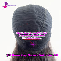 Highlight Brown Silk Base Wig Human Hair Glueless Human Hair Wigs With Brown Roots 200 Density Lace Front Wigs Short Bob Wigs Sweet T 52