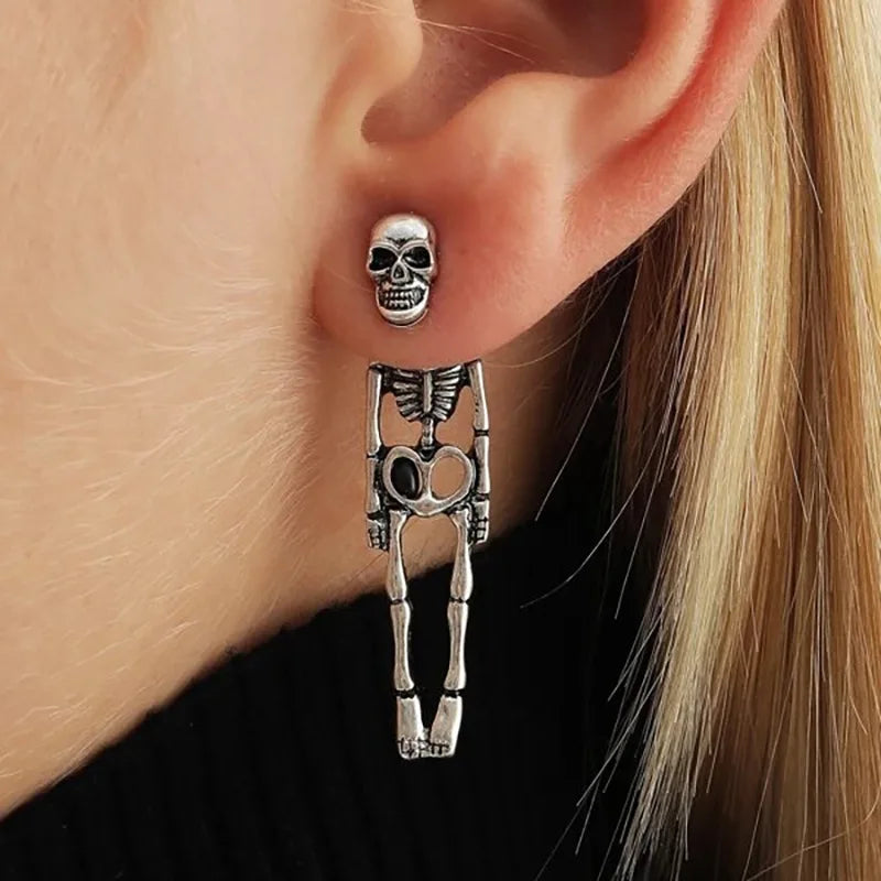 Skeleton Drop Earrings, Halloween