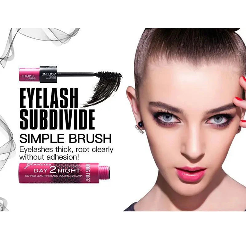 Black Curled Lashes Mascara Lengthens Eyelashes Extra Volume Long Lasting Waterproof Natural Quick Drying Lashes Female Makeup Sweet T 52