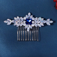 Bridal Hair Comb Fashion, Crystal Zirconia Wedding/Bride Side Clip Hair Comb. Luxury Hair Jewelry for Women