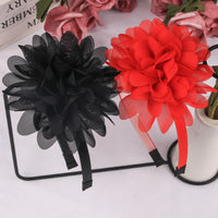 1PC Chiffon Flower Headbands for Kids/Girls. Plastic Teeth Hairbands, Floral Headbands for Children, Girls Fashion Hair Aceessories