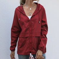Women's Waterproof Hooded Rain Jacket