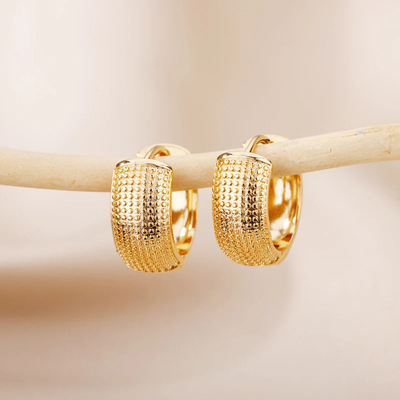 Small Hoop Earrings, Stainless Steel