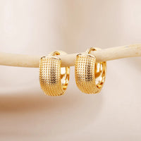 Small Hoop Earrings, Stainless Steel