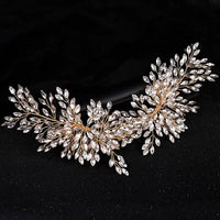 Luxury Crystal Pearl Flower Hair Comb/Headband/Tiara For Women & Girls - Bridal Wedding Hair Accessories/Hair Jewelry-hair accessories-SWEET T 52