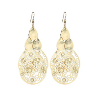 Floating Earrings - Valentine's Day/Love Pendant Earrings. Elegant Long Women's Floating Hook Earrings, Elongated Metal Pendant