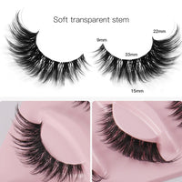 Cat Eye False Lashes, 3 Boxes (15 Pairs)