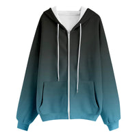 Women's Hooded Zip Sweatshirt Jacket