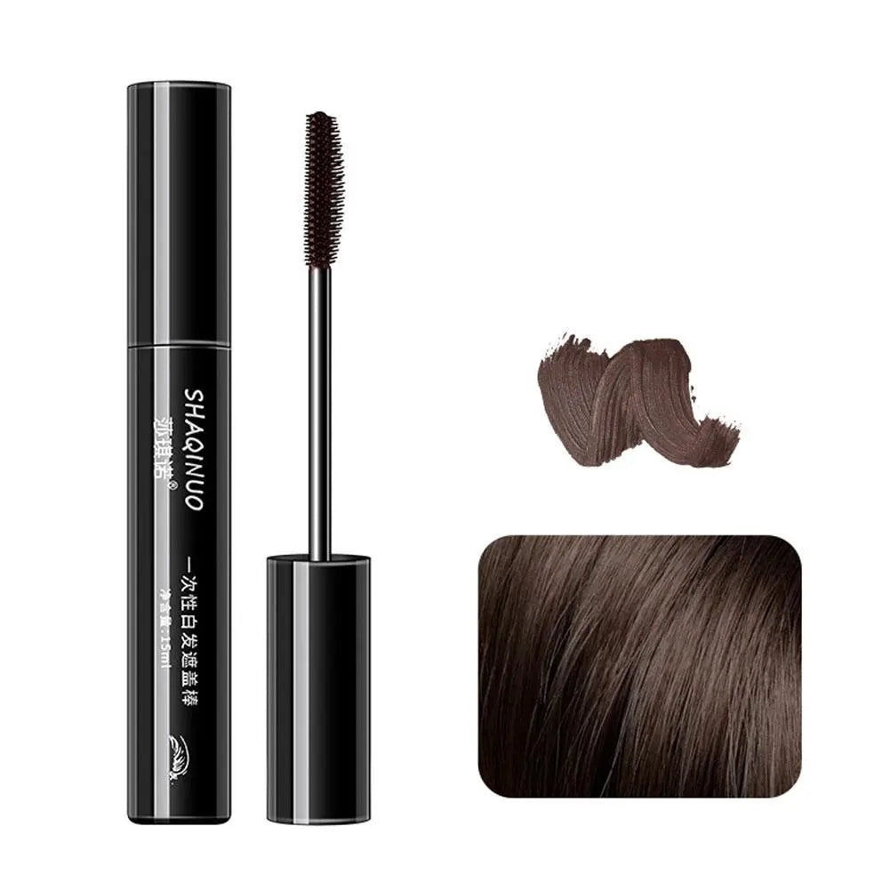 Instant Gray Root Coverage for Women and Men in Black and Brown - Easy Washout-Hair color-SWEET T 52