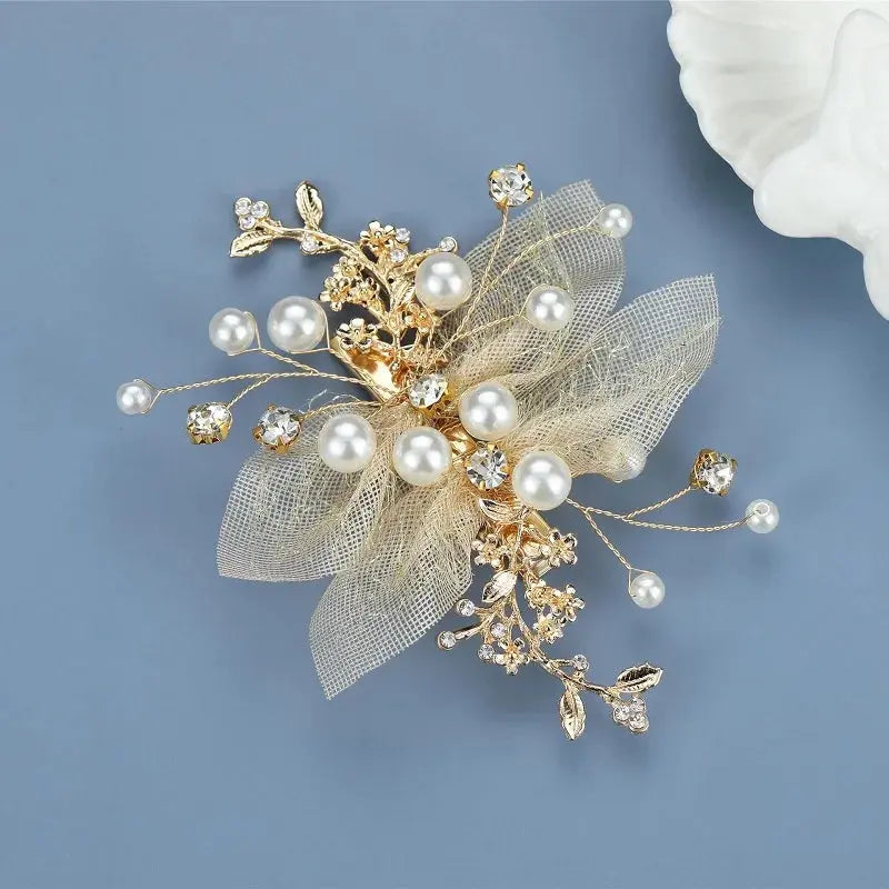 Red Hairpins/Bride Hair Clips - Vintage Chinese Wedding Hair Accessories for Women and Girls-hair accessories-SWEET T 52