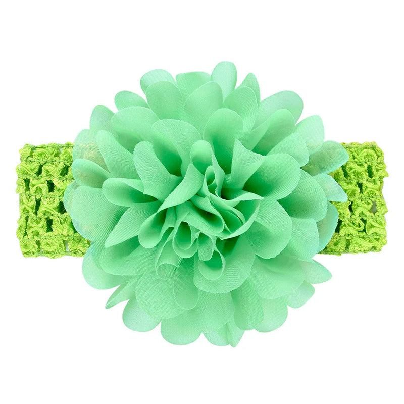 Head Band for Infants/Toddlers - Girls' Headbands, Chiffon Flower, Soft Stretchy Hair Band Accessories Sweet T 52