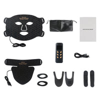 LED Photon Beauty Infrared Mask Instrument, USB Electronic Mask for Rejuvenation, Lighten Fine Lines, Brighten Skin Tone & Repair Skin
