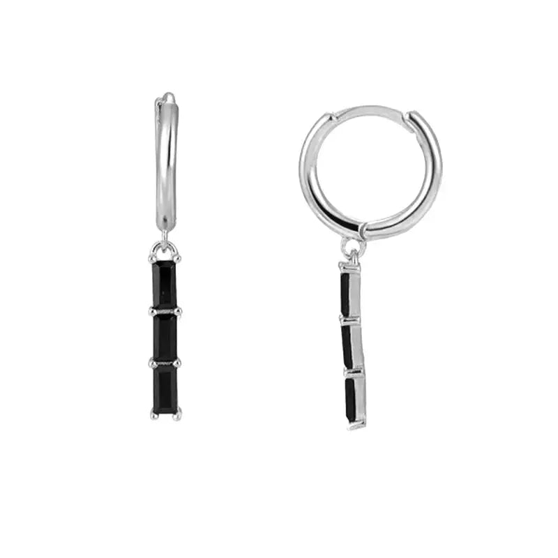 Gold Color Cute Water Drop Earrings For Women & Girls - Zircon Piercing Huggies/Hoop Dangle Earrings-earrings-SWEET T 52