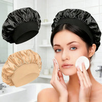 Satin Sleep Cap, Loose Elastic Fit