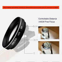 37MM 15X Macro Lens 4K HD Professional Photography Phone Camera Lens - 30X Macro Lens for Smartphone-lens-SWEET T 52