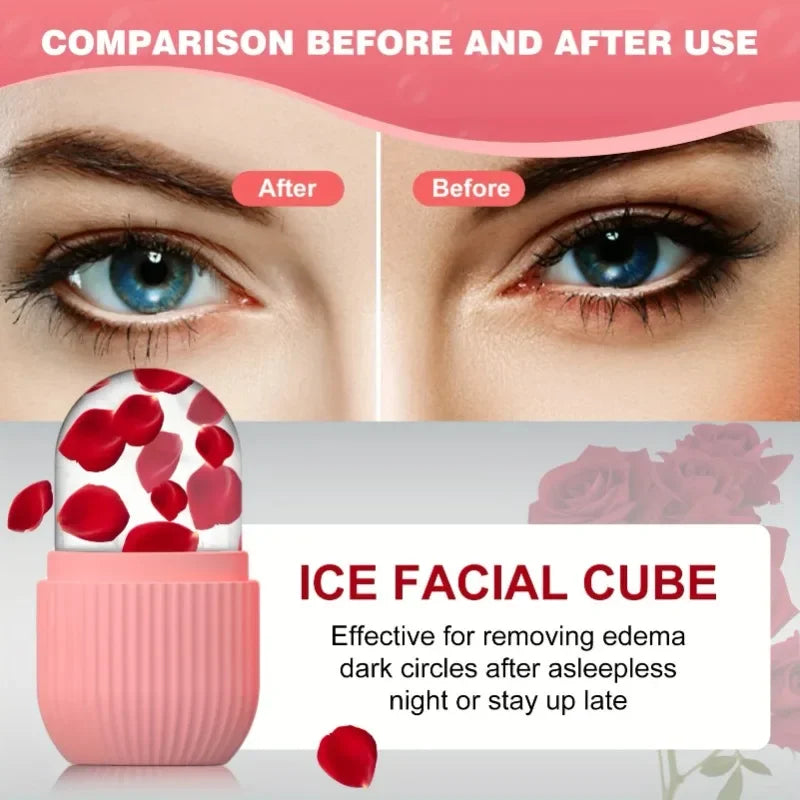 Reusable Silicone Ice Roller for Face