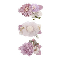 3pcs/set Artificial Flower Hairclip for Baby. Handmade Hairpin, Little Girl Bridal Wedding Party Barrette