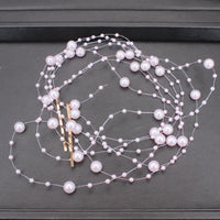 Elegant Bridal Hair Vine Beads, Handmade Women's Headbands for Banquets/Parties, Hair Ornaments