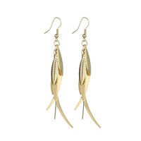 Floating Earrings - Valentine's Day/Love Pendant Earrings. Elegant Long Women's Floating Hook Earrings, Elongated Metal Pendant