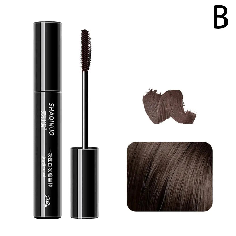 Instant Gray Root Coverage for Women and Men in Black and Brown - Easy Washout-Hair color-SWEET T 52