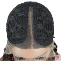 Short Curly Bob Human Hair Wigs for Women & Girls. Loose Deep Wave Brazilian Hair Wigs, 13X6X1-hair accessories-SWEET T 52