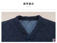 Short Patchwork Jacket for Women and Girls with V-Neck, Single Breast Closure-Coats & Jackets-SWEET T 52