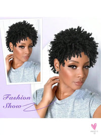 Short synthetic Wig for Women and Men, Afro Faux Dreads Wig, Heat Resistant Short Braided Wigs for Women Sweet T 52