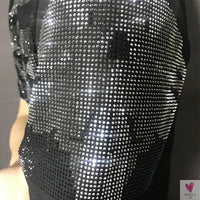 Silver Diamond Bling T-Shirt for Men & Boys. Clubbing Outfits, Short Sleeve Streetwear for Men-Shirts & tops-SWEET T 52