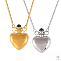 Stainless Steel Heart Pendant Necklace for Women & Girls. Fashion Fine Chain Necklace, Gold Plated Jewelry-Necklace-SWEET T 52