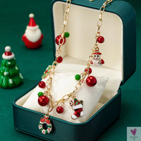 Sweet Cute Christmas Necklaces for Women & Girls. Christmas Party Jewelry Sweet T 52
