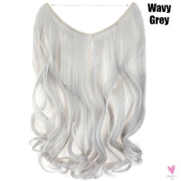 Synthetic 20 Inch Invisible Wire, No Clip-In, Hair Extensions, Fish Line Hairpieces/Hair Extensions Fake Hair For Women SWEET T 52