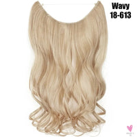 Synthetic 20 Inch Invisible Wire, No Clip-In, Hair Extensions, Fish Line Hairpieces/Hair Extensions Fake Hair For Women SWEET T 52