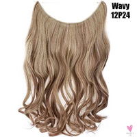 Synthetic 20 Inch Invisible Wire, No Clip-In, Hair Extensions, Fish Line Hairpieces/Hair Extensions Fake Hair For Women SWEET T 52