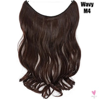 Synthetic 20 Inch Invisible Wire, No Clip-In, Hair Extensions, Fish Line Hairpieces/Hair Extensions Fake Hair For Women SWEET T 52