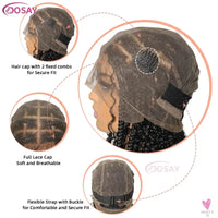 Synthetic Curly Wigs for Women, Short Bob, 360 Full Lace Braided Wigs, Pre-Plucked Baby Hair Sweet T 52