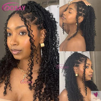 Synthetic Curly Wigs for Women, Short Bob, 360 Full Lace Braided Wigs, Pre-Plucked Baby Hair Sweet T 52