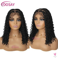 Synthetic Curly Wigs for Women, Short Bob, 360 Full Lace Braided Wigs, Pre-Plucked Baby Hair Sweet T 52