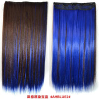 Synthetic Straight Hair 5-Clips, Clip in, One Piece Hair Extensions for Women and Girls - Hairpieces-hair accessories-SWEET T 52