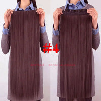 Synthetic Straight Hair 5-Clips, Clip in, One Piece Hair Extensions for Women and Girls - Hairpieces-hair accessories-SWEET T 52