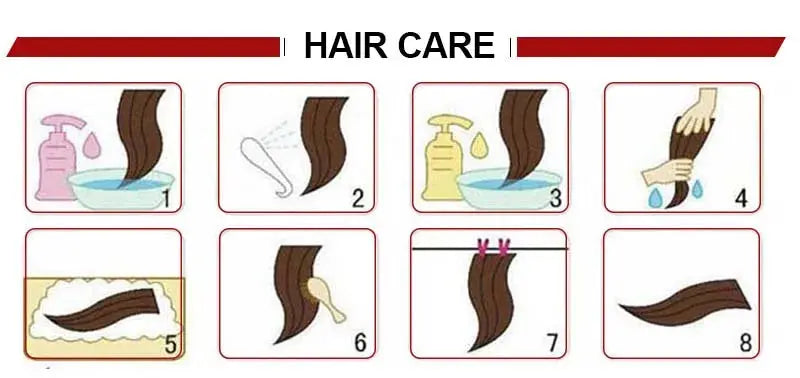 Synthetic Straight Hair 5-Clips, Clip in, One Piece Hair Extensions for Women and Girls - Hairpieces-hair accessories-SWEET T 52