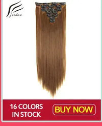 Synthetic Straight Hair 5-Clips, Clip in, One Piece Hair Extensions for Women and Girls - Hairpieces-hair accessories-SWEET T 52