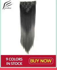 Synthetic Straight Hair 5-Clips, Clip in, One Piece Hair Extensions for Women and Girls - Hairpieces-hair accessories-SWEET T 52